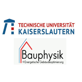 Logo der TU Kaiserslautern des Fachbereichs Bauphysik & Energetische Gebäudeoptimierung