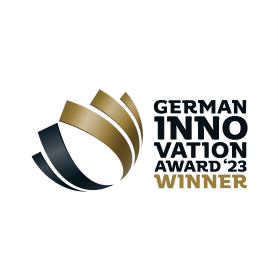 Gewinner Logo des German Innovation Awards 2023