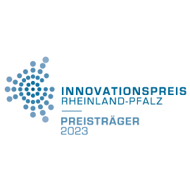 Logo für Preisträger Innovationspreis Rheinland-Pfalz 2023