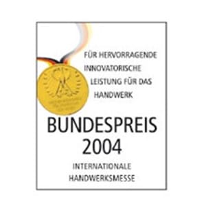 Bundespreis 2004 Urkunde mit Medaille