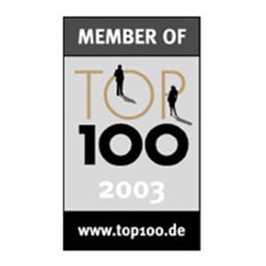 Member of Top 100 Plakette 2003.