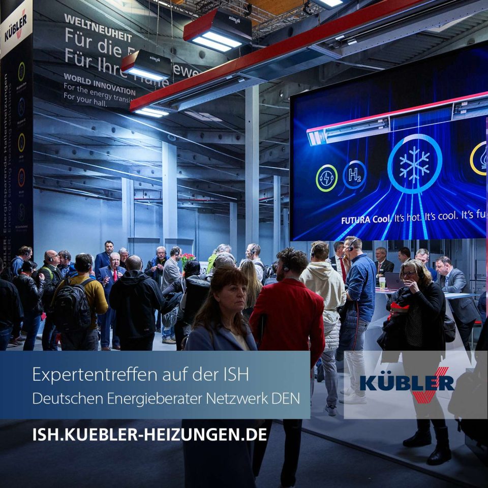 Fachmesse mit Besuchern bei ISH Energieevent.