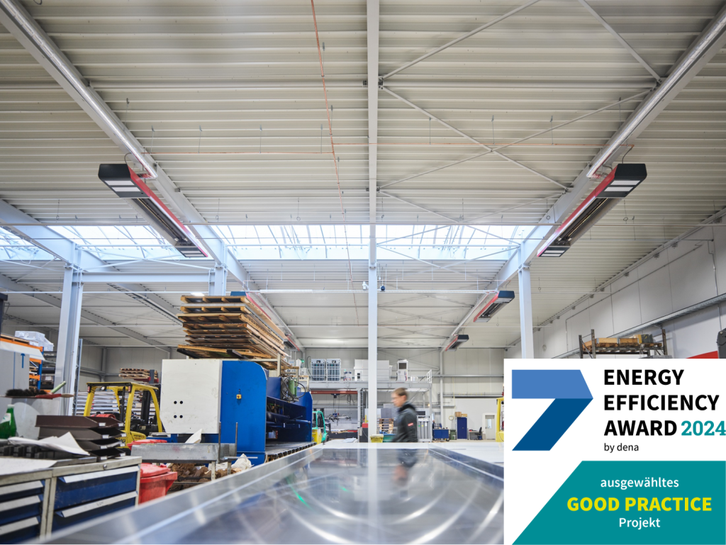 Energieffektiv fabrikshal med Good Practice-pris