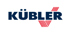 Kübler Firmenlogo blau rot