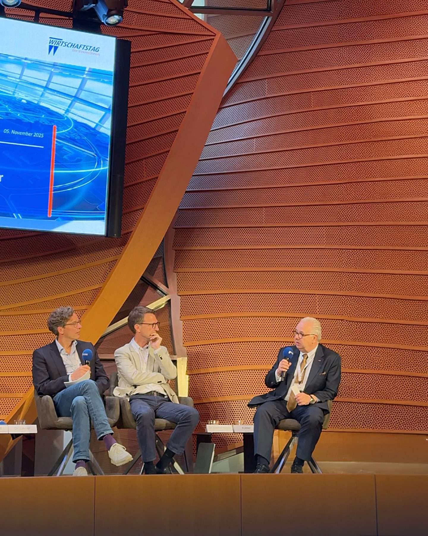 Podiumsdiskussion auf dem Wirtschaftstag 2025