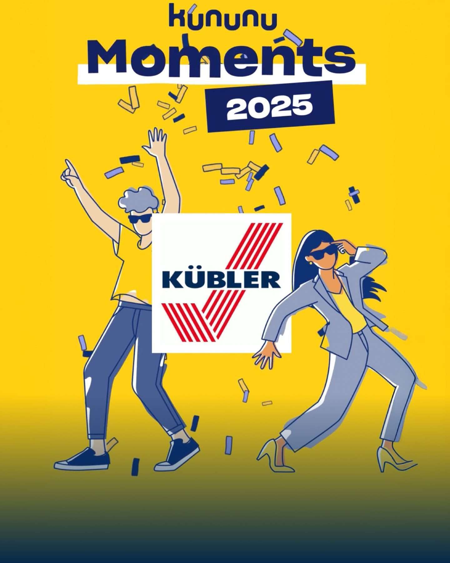 Kununu Moments 2025 Feier mit Kübler Logo