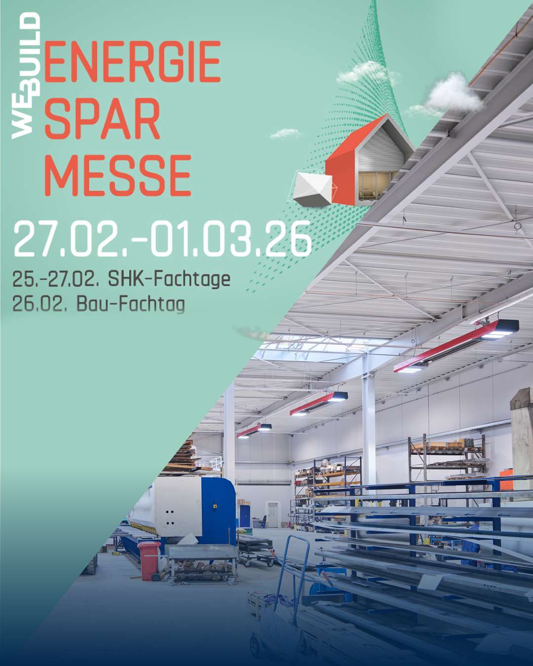 Kübler Instagram-Post mit Produktinformationen zur Hallenheizung